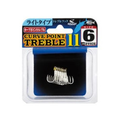 SHOUT CURVE POINT TREBLE HOOK 11